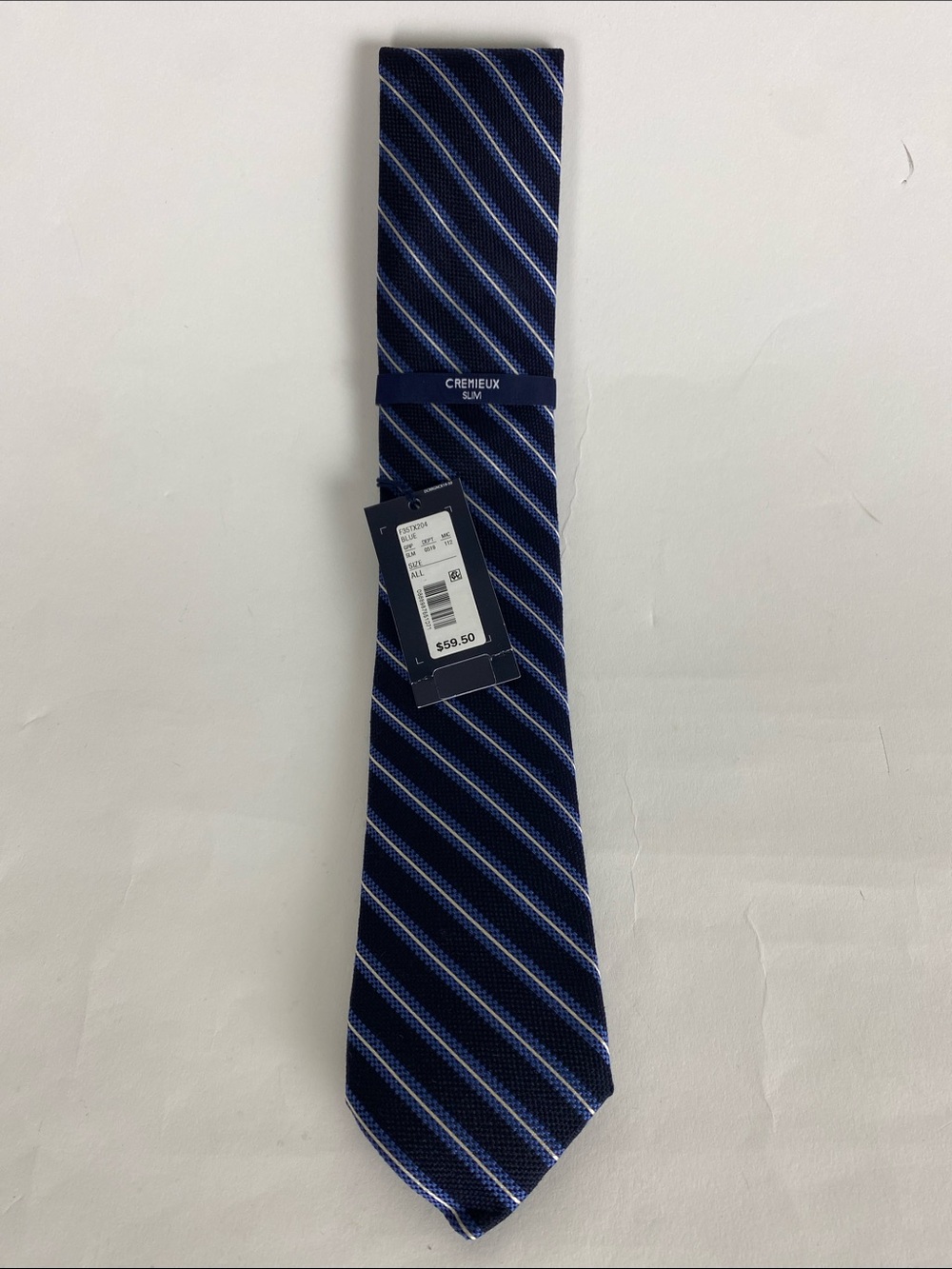 CREMIEUX Silk Neck Tie Made In Italy Black